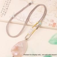ราคา บางจี้เชือกอสมมาตรด้ายทองแบนปมสร้อยคอเชือกปลอดภัยหัวเข็มขัดทองที่เรียบง่ายเชือกแขวนคอเชือก (47907217861)