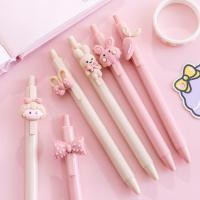 ราคา กระต่ายสาวปากกาเป็นกลางการ์ตูนน่ารักนักเรียนเครื่องเขียน0 5สีดำปากกาลายเซ็น (26532524434)