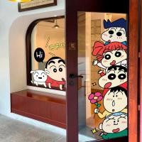 ราคา ลายการ์ตูนเครยอนชินจัง สติ๊กเกอร์ประตูกระจก ตกแต่งประตูบานเลื่อนห้องน้ำ สติ๊กเกอร์กันน้ำ (29980468331)