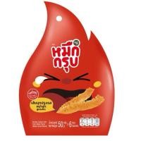 ราคา หมึกกรุบรสเผ็ด sunsu หมึกกรุบซองส้ม ซันซุ เส้นบุกปรุงรสหม่าล่า (28367463902)