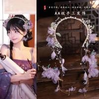 ราคา เครื่องประดับHaifunเพกาซัสนำเข้า เกลี้ยกราบทะเลทรายพร้อมต่างหูดอกไม้และคลิปผมแบบโบราณ (45409374735)
