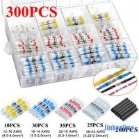 ราคา พร้อมส่ง ตัวเชื่อมต่อสายไฟบัดกรี กันน้ํา และตัวหดความร้อน 300 ชิ้น (10404945160)