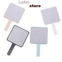 ราคา KTH กระจกแต่งหน้ามือถือ Square Makeup Vanity Mirror With Handle Hand Mirror SPA Salonpact Mirrors กระจกเครื่องสําอางสําหรับผู้หญิงร้อน (52707539494)