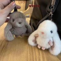 ราคา KTH น่ารักปุยกระต่ายพวงกุญแจแหวนตุ๊กตา Pompon กระต่ายกระเป๋าจี้สําหรับคู่กุญแจรถแหวนเครื่องประดับของขวัญร้อน (51157015884)