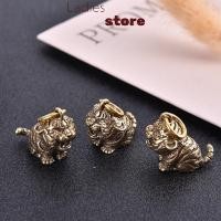 ราคา KTH ทองเหลืองการ์ตูนเสือน้อยสัตว์พวงกุญแจจี้ Zodiac Tiger จี้ขนาดเล็กร้อน (49409145907)