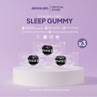 ราคา eleven pm 3 กัมมี่ Premium Sleep Gummy กัมมี่ช่วยนอนกลิ่นมิกซ์เบอร์รี่ บำรุงสมอง ผ่อนคลาย จากสารสกัดธรรมชาติ วิตามิน (52307915292)
