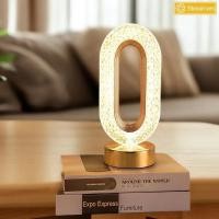 ราคา Streamers โคมไฟตั้งโต๊ะ LED คริสตัล High End ห้องนอนข้างเตียง Night Light ระบบสัมผัสลดแสงแบบชาร์จไฟได้ใหม่ (47553454527)