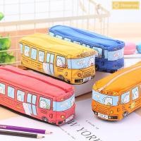 ราคา Streamers การ์ตูนรถบัสกระเป๋าดินสอผ้าใบกล่องเครื่องเขียนความจุขนาดใหญ่ปากกากระเป๋า กล่องดินสอ สําหรับเครื่องเขียนนักเรียนอุปกรณ์การเรียนของขวัญนักเรียนใ (24287882431)