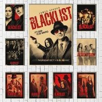 ราคา Blacklist กระดาษคราฟท์โปสเตอร์สติ๊กเกอร์ติดผนัง Retro Art สําหรับห้องนั่งเล่นบาร์สติ๊กเกอร์ติดผนัง Decals ภาพวาด V7TF (51305333539)