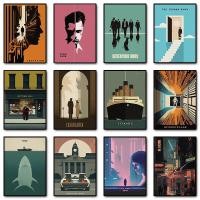 ราคา Minimalist ภาพยนตร์คลาสสิกคอลเลกชัน Casablanca โปสเตอร์สุนทรียศาสตร์ Vintage โปสเตอร์ผ้าใบภาพวาด Wall Art ภาพตกแต่งบ้าน YRYA (45456548021)