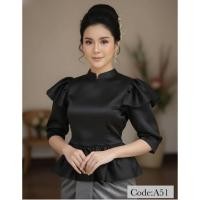 ราคา ของแท้ส่งจากนครนายก เสื้อไทยโบราณเสื้อไทยเรือนต้น ไทยประยุกต์ บรมพิมาน เสื้อจิตรลดา ชุดไทย ผ้าลินินผสม ซิปหลัง (57753564737)