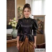 ราคา เสื้อไทยโบราณ ไทยประยุกต์ บรมพิมาน ชุดไทย ผ้าลินินผสม ซิปหลัง ลายผ้าอาจเปลี่ยนแปลงไม่ตรงกับในรูปขึ้นอยู่กับล็อตผ้า (53608080491)