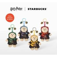 ราคา Harry Potter Starbucks House Mini Bearista Bear Plush Keychain พวงกุญแจหมี แฮรี่ พอตเตอร์ สตาร์บัคส์ ครบ 4 บ้าน (46957774413)