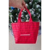 ราคา กระเป๋าสตาร์บัคส์ Starbucks Holiday Red Pattern Gift Bag ของแท้จาก Shop (45606230017)