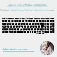 ราคา เวอร์ชั่นญี่ปุ่นเวอร์ชั่นยุโรปแก้ไขสติกเกอร์ Thinkpad Lenovo แล็ปท็อปแป้นพิมพ์สติกเกอร์ปุ่มสติกเกอร์ E480 X1C (24098051993)