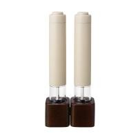 ราคา recolte Electric Mini Salt Pepper Mills 2 Piece Set with Wooden Stand Ceramic GrinderDirect From Japan (57158775113)