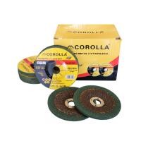 ราคา ใบเจียร์ 4 นิ้ว COROLLA หนา 6 มิล 1 กล่อง บรรจุ 25 ใบ เหล็ก ใบเจียร สแตนเลส (27029702529)