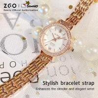 ราคา ZGO x Sanrio HelloKitty ของแท้ นาฬิกาข้อมือผู้หญิง โรสโกลด์ กันน้ำ นาฬิกาควอตซ์ ของขวัญปีใหม่ 286 (25009081709)