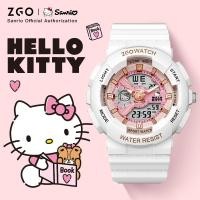 ราคา Zgox Hello Kitty นาฬิกานักเรียนหญิงนักเรียนมัธยมต้นกีฬากันน้ํา Sanrio นาฬิกาอิเล็กทรอนิกส์สาว 8511 (29964989454)