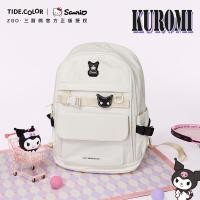 ราคา Zgo Sanrio Kuromi กระเป๋าเป้สะพายหลังสําหรับผู้หญิงแฟชั่นขนาดใหญ่ความจุ High School กระเป๋านักเรียนวิทยาลัยสไตล์เกาหลีสาวของขวัญ 26006C (27482716916)