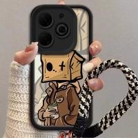 ราคา กาแฟ masked man สําหรับ Infinix SMART8 Infinix SMART8HD Infinix SMART8Pro Infinix SMART8PLUS Infinix SMART10HD เคสโทรศัพท์ซิลิคอนนุ่ม Anti Fall ฝาครอบกันกระแทกฝาครอบใส (47806605585)