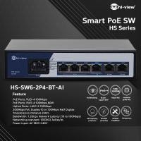ราคา Smart PoE Switch HUB 6 port รุ่น HS SW6 2P4 BT AI รับประกันสินค้า 1 ปี (57456194543)