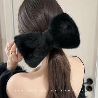 ราคา กิ๊บติดผมโบว์ตุ๊กตาขนาดใหญ่ สีดำ คุณภาพสูง (27269693153)