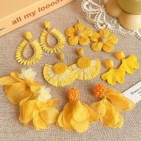 ราคา หูฟังตาข่ายสีเหลือง สไตล์แฟชั่นสำหรับสตรี (54406723705)