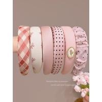 ราคา ที่คาดผมสีชมพูหวานสำหรับฤดูใบไม้ผลิและฤดูร้อน สไตล์ใหม่สำหรับที่คาดผมสูง (48958251272)
