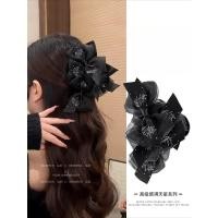 ราคา คลิปลูกปัดดำพร้อมบัวขนาดใหญ่สำหรับผมหนา (48308147601)