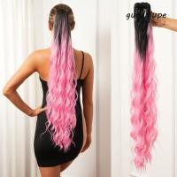 ราคา กูดาลูป1ผมหางม้าหยักลอนยาว ต่อขนตาหางม้าแบบหนีบนุ่มสุดหรู เครื่องประดับผมธรรมชาติที่ตามหาธรรมชาติสไตล์ง่ายไล่โทนสี แฮร์พีซ คริสต์ม (58059047083)