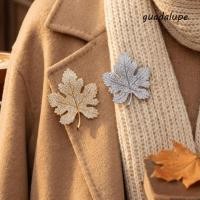 ราคา GUADALUPE1 Rhinestone Maple Leaf เข็มกลัด โลหะ Vintage เลื่อม Leaf เข็มกลัด ความงามอินเทรนด์เครื่องประดับโลหะผสม Badge Pin คริสตัลฝังเข็มกลัดแฟชั่นชุด (57907329605)