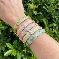 ราคา กูดาลูป1กําไลข้อมือวินเทจ Cloisonne ดอกไม้เคลือบที่มีสีสันกําไลข้อมือ อินเดียแบบดั้งเดิมคลาสสิกสร้อยข้อมือมือผู้หญิงสาว (57657131574)
