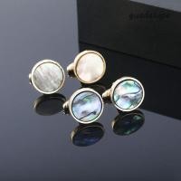 ราคา GUADALUPE1 เสื้อฝรั่งเศส Cufflinks Shell Gradient สีผู้ชาย Cuff Creative Clasp คลิปเสื้อ Cufflinks ปุ่มเรขาคณิต Cufflinks อย่างเป็นทางการอุปกรณ์เสริม (54158274271)