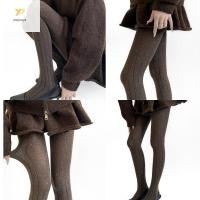 ราคา ถุงน่องยืดหยุ่นสำหรับผู้หญิง ฤดูหนาว ลายจุดและเนื้อผ้านูน ผ้าฝ้ายนุ่มทึบแสง (55606420778)