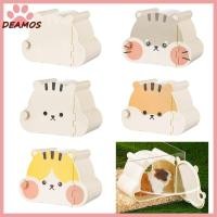 ราคา DE Small Animal Shelter House Magnetic Pet Hideouts House Cage อุปกรณ์เสริม Habitat House ถ้ําหนูแฮมสเตอร์ติดตั้งง่าย (47559374777)