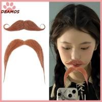 ราคา DE 2 ชิ้นปลอมหนวดฮาโลวีนกาวเคราปลอม Mostache สติกเกอร์คริสต์มาส Masquerades เครื่องแต่งกายอุปกรณ์เสริมของขวัญ (48806552057)