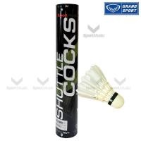 ราคา GRAND SPORT ลูกขนไก่ ลูกแบดมินตัน แกรนด์สปอร์ต บรรจุหลอดละ 12 ลูก รหัส 372985 (40828653226)