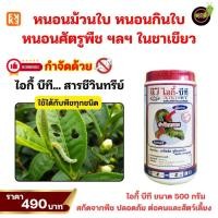 ราคา หนอนม้วนใบ หนอนกินใบ ในต้นชาเขียว หนอนศัตรูพืชฯลฯ กำจัดด้วย ไอกี้ บีที สารชืวินทรีย์กำจัดหนอน (43961674672)