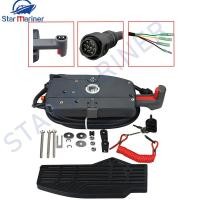 ราคา 703 48272รีโมทคอนโทรลกล่องassyสําหรับyamahaเรือเครื่องยนต์ 10 Pinsดึงเปิด703 48272 B1 00 703 48272 12 00 (27128776801)