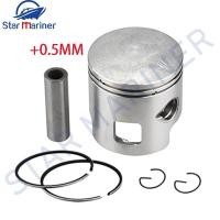 ราคา 34600004 1 ชุดลูกสูบและแหวน 68 5 มม สําหรับ Tohatsu Nissan Mercury Outboard มอเตอร์ 2T 25HP 30HP 346 00004 0 5 มม เรือมอเตอร์ (56808991280)