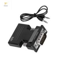 ราคา PPY 1080P หญิง HDTV ถึง VGA ชายแปลงอะแดปเตอร์ Dongle 3 5 มม สเตอริโอแบบพกพา HDTV Connector สําหรับแล็ปท็อป PC TV S (41278880726)