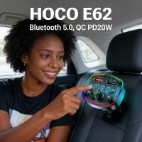 ราคา Hoco E62 8Qบลูทูธ 5 0 Bluetooth Car Kit FM Transmitter PD20W QC 3 0 display LED (49808101006)