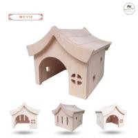ราคา บ้านแฮมสเตอร์ ของเล่นไม้ ที่นอนไม้สัตว์เลี้ยง บ้านหลบ งานผลิตไทย กัดแทะได้ ไม่เคลือบสี ดอร์เมาส์ ไจแอนท์ หนูแฟตเทลWC114 (40013968870)