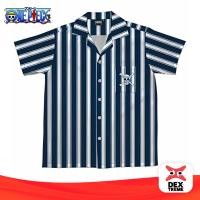 ราคา DEXtreme เสื้อฮาวายวันพีซ Hawaii shirt One Piece Captain Luffy Strip DOP 1215 (9975017538)