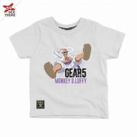 ราคา DEXtreme เสื้อยืดเด็กวันพีช One Piece Luffy GEAR5 DOP 2002 1 (28617466280)