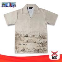 ราคา DEXtreme เสื้อฮาวายวันพีซ Hawaii Kids One Piece WANTED Luffy DOP 2098 1 (28471910401)