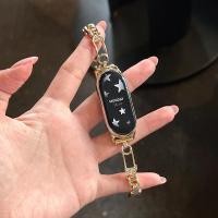 ราคา Xiao Strap เหมาะสําหรับ XIAOMI Mi Band 10 สายโลหะขาเล็ก XIAOMI Mi Band 9 สายรัดข้อมือ 8NFC รุ่นหญิง XIAOMI Mi Band 8 สาย XIAOMI Mi Band 9 สายแฟชั่น All Match (48809237200)
