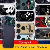 ราคา 2 ชิ้น เหมาะสําหรับ ไอโฟน17โปรแม็กซ์ โทรศัพท์มือถือเลนส์ฟิล์มสติกเกอร์กล้องด้านหลังกล้องฟิล์มป้องกันป้องกันลายนิ้วมือฟิล์มสี ไอโฟน17มือโปร เลนส์ฟิล์ม ไอโฟน สติกเ (45305921356)