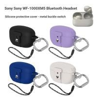 ราคา เหมาะสําหรับ Sony Sony WF 1000XM5 ชุดหูฟังบลูทูธเปลือกหัวเข็มขัดโลหะสวิตช์ Sony WF 1000XM5 เคสป้องกัน Sony xm5 ซิลิโคน Consjoined Soft Shell (43579651548)